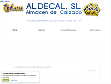 Tablet Screenshot of aldecal.es